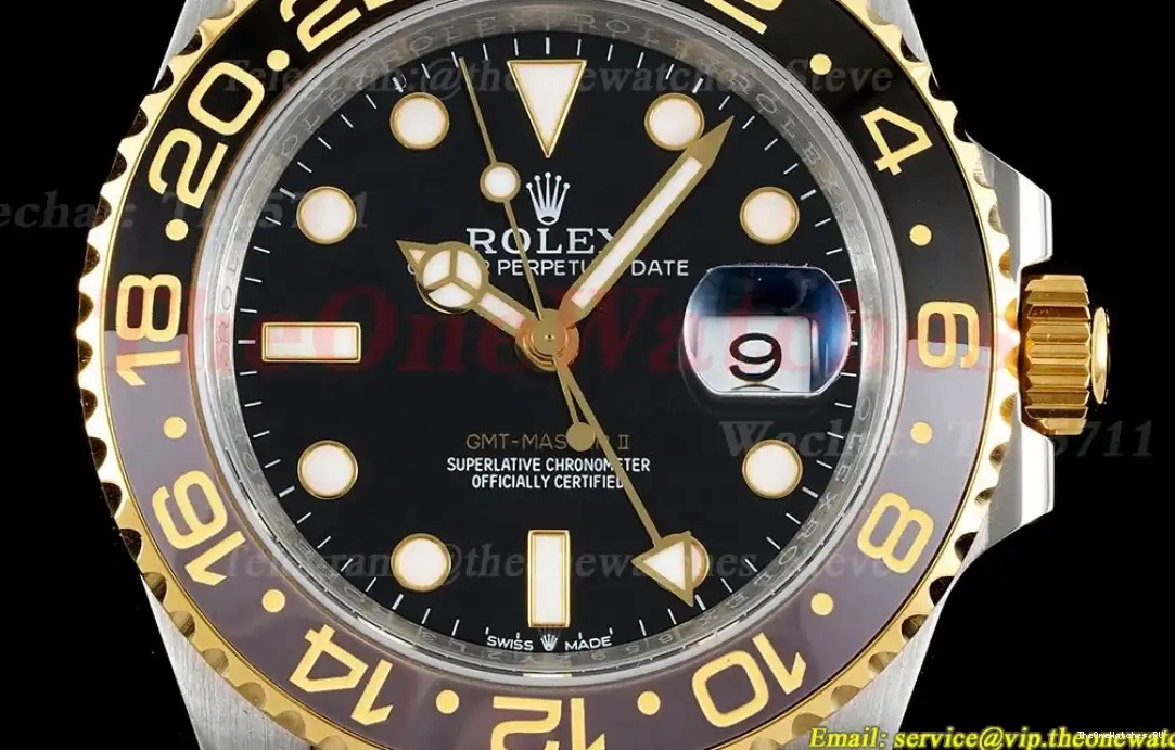 II APF SS YG Black GRNR VR3285 126713 Master GMT Brown 0416
